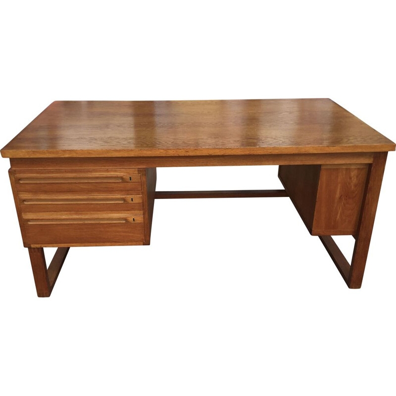 Vintage Peter Hviddt and Olga Molgaard-nielsen 1950 desk