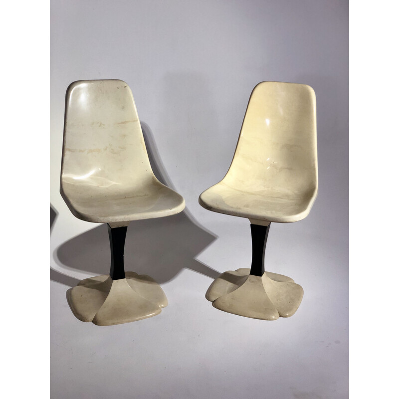 Paire de chaises vintage Gautier
