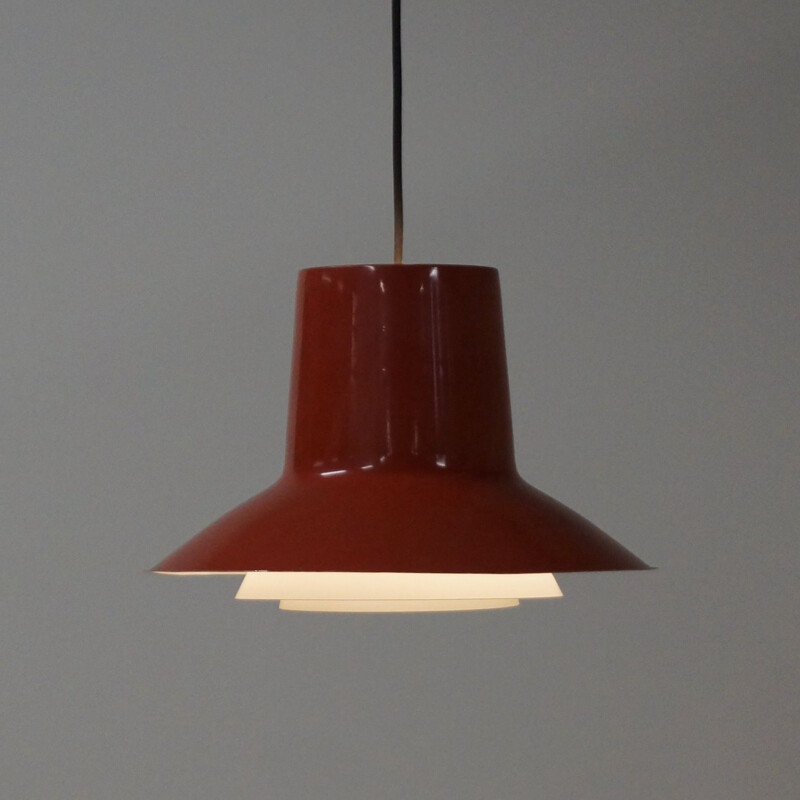 Vintage Auditorie 2 Hanging Lamp by Svend Middelboe for Nordisk Solar,Danish 1960s