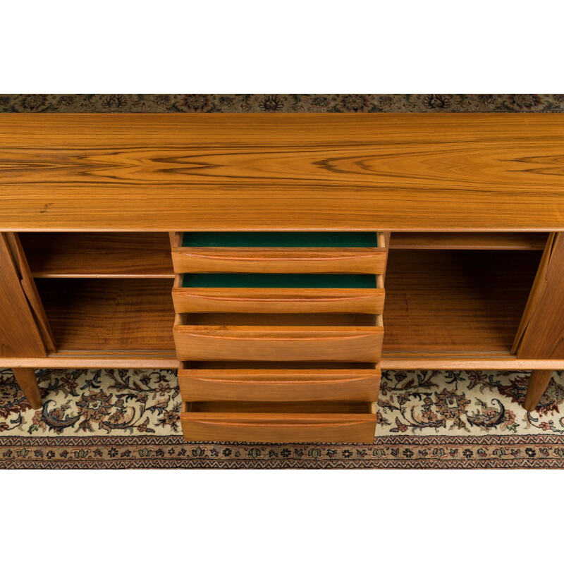 Vintage teak sideboard by Axel Christensen for Omann Jun, 1960s