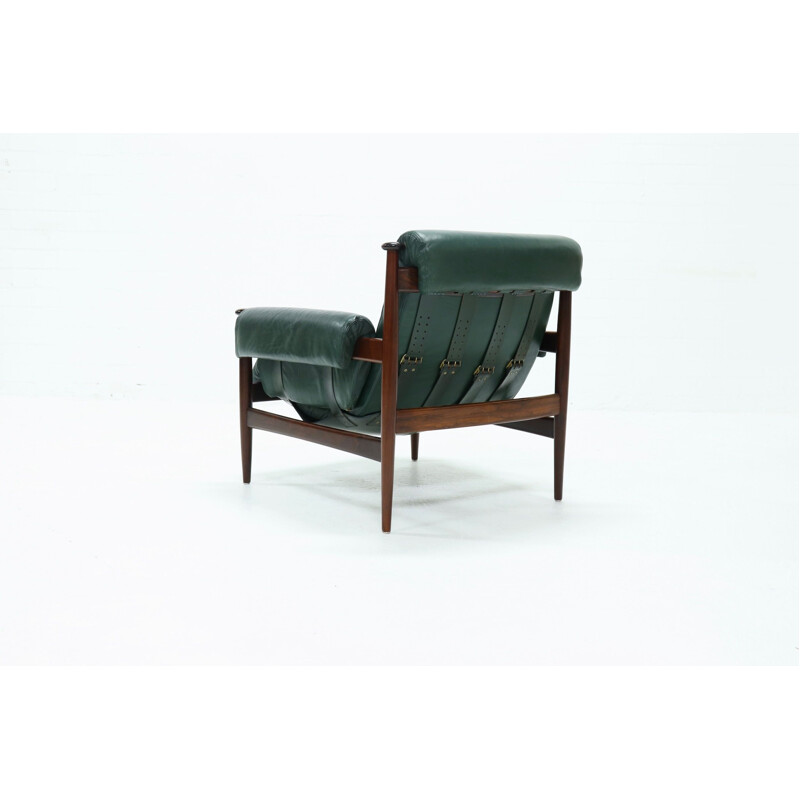 Vintage Fauteuil Admiraal van Ire Möbler Eric Merthen Rozenhout Zweden 1960