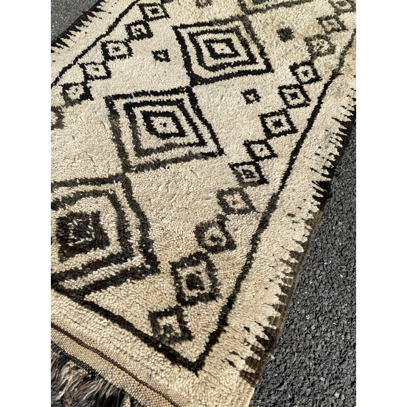 Tapis vintage berbere Beni Ouarain