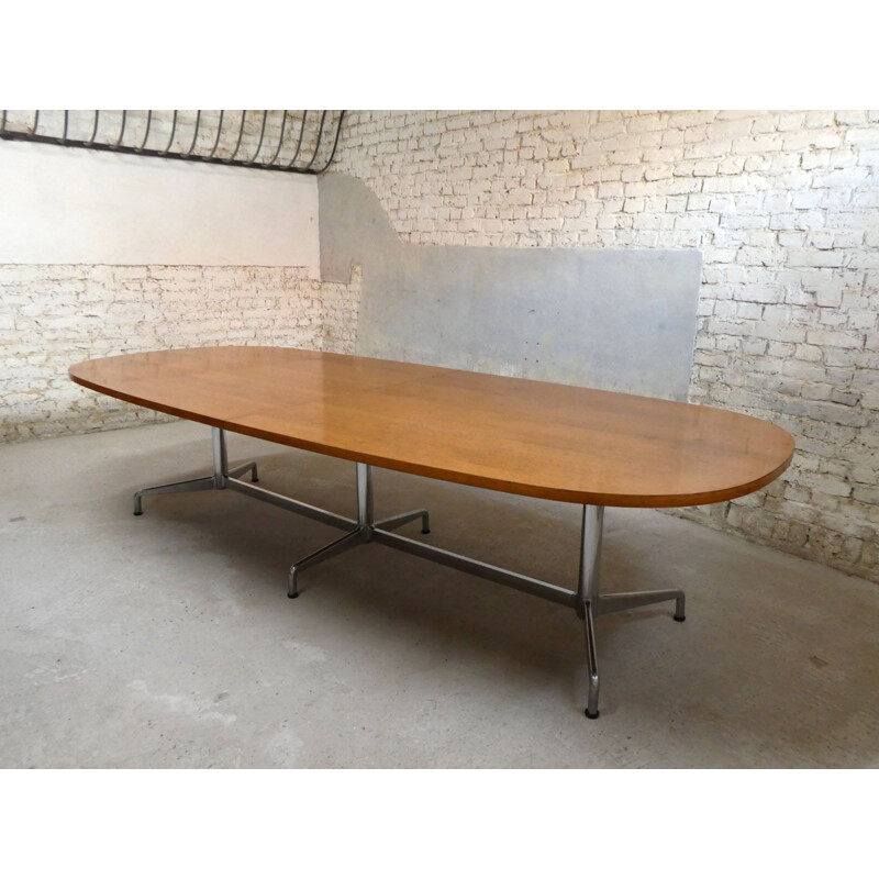 Large vintage table by Giancarlo Piretti for Castelli, 1970