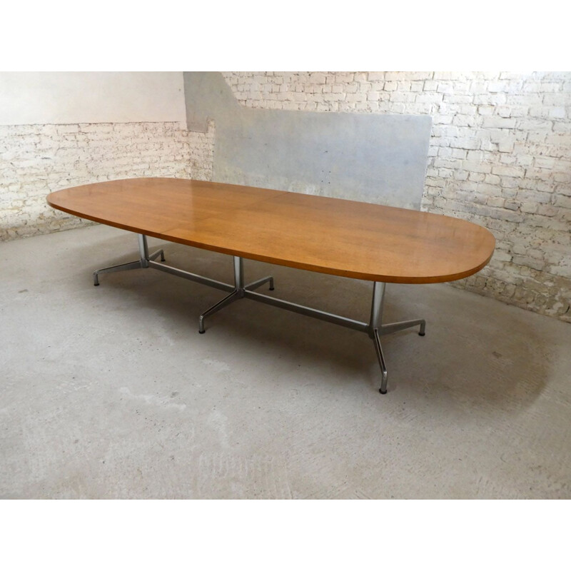 Grande table vintage de Giancarlo Piretti pour Castelli, 1970