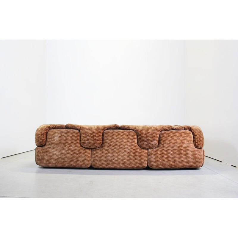 Vintage Confidential 5-seater sofa & armchair, Alberto Rosselli for Saporiti