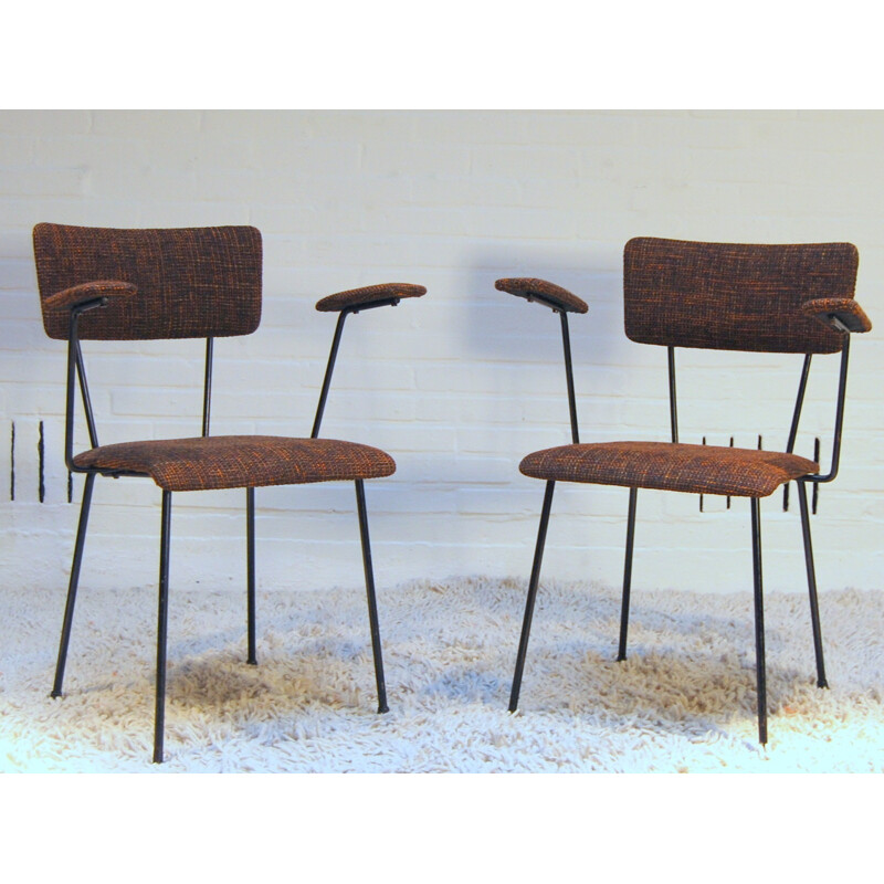 Paire de chaises vintage, A.R. CORDEMEYER - années 50
