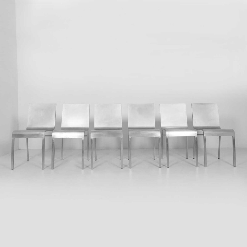 Set of 6 vintage chairs CN II by Maarten Van Severen 1992