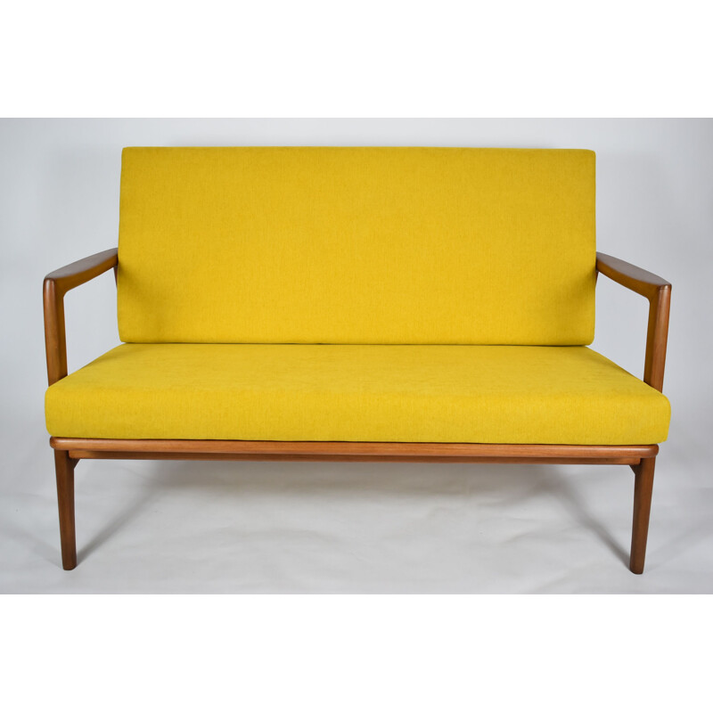 Vintage 2 Seater Sofa yellow 1960s