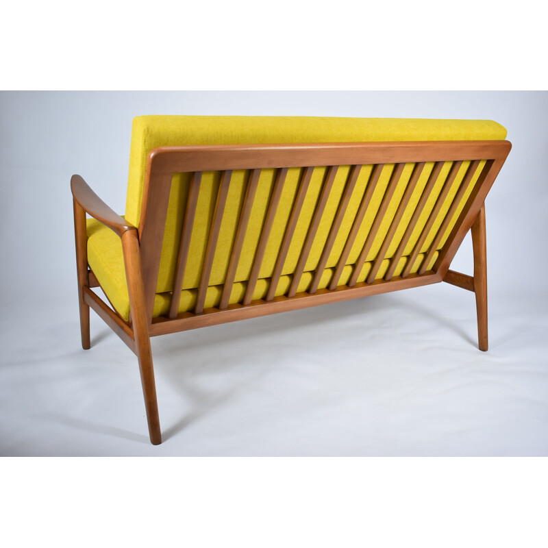 Vintage 2 Seater Sofa yellow 1960s