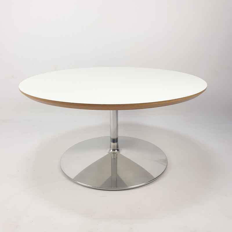 Vintage Round Coffee Table by Pierre Paulin for Artifort, 1990s