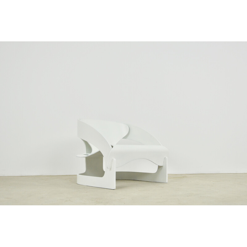 Vintage Model 4801 Easy Chair by Joe Colombo for Kartell, 1960s