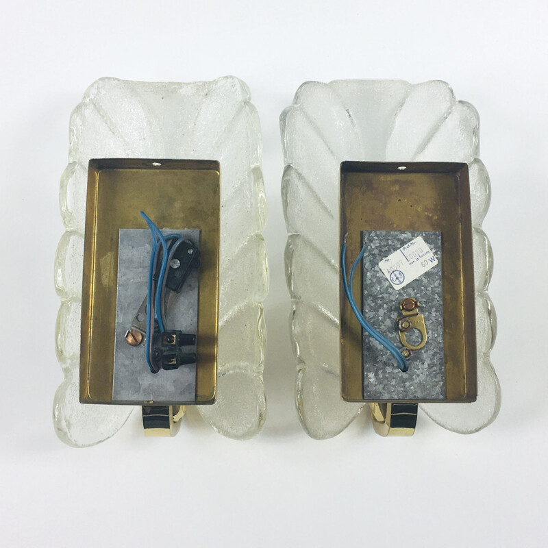 Pair of Vintage Sconces by Carl Fagerlund for JSB, 1960s