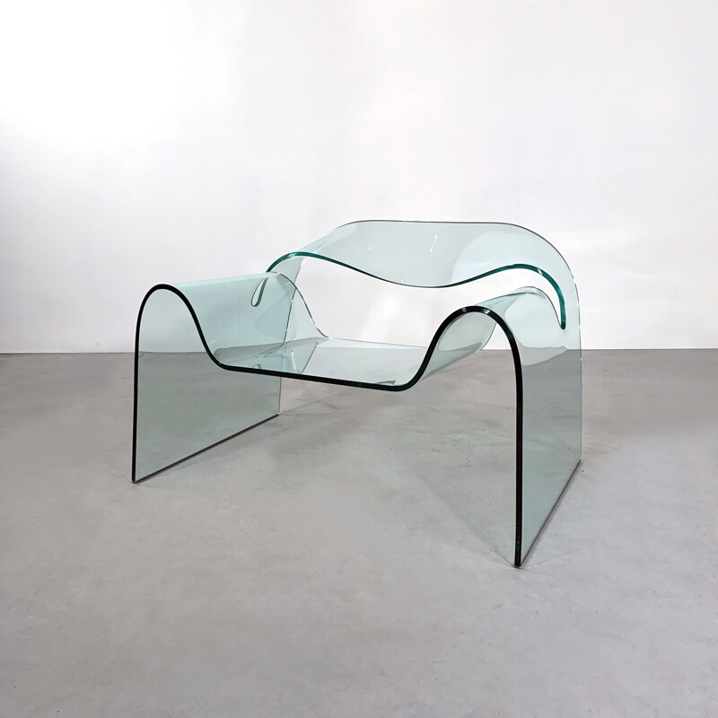 Vintage Ghost Chair by Cini Boeri for Fiam, 1990s