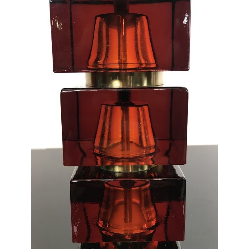 Pair of vintage Table Lamps By Carl Fagerlund For Orrefors, 1960s