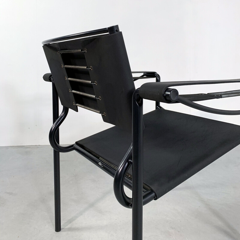 Vintage Leather Armchair by G. Belotti for Alias, 1980s