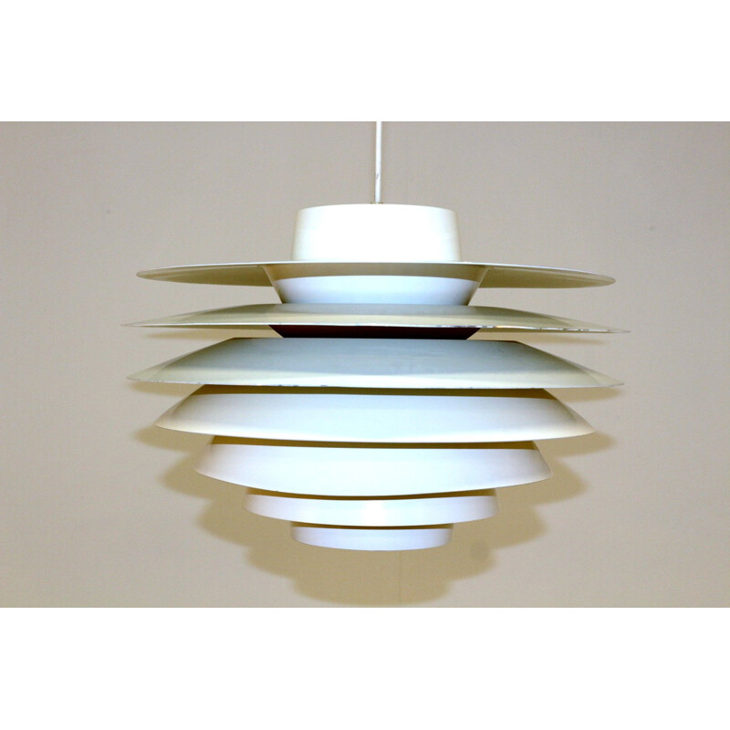 Vintage hanging lamp by Sven Middleboer for Nordisk Stolar Denmark 