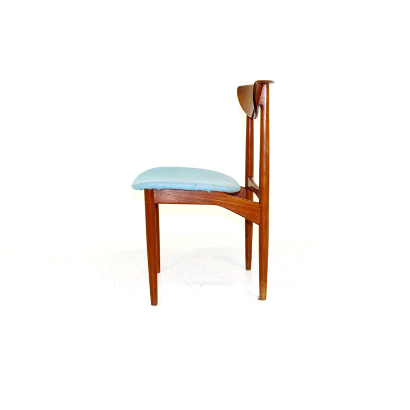 Set of 4 vintage teak chairs, Denmark, 1960