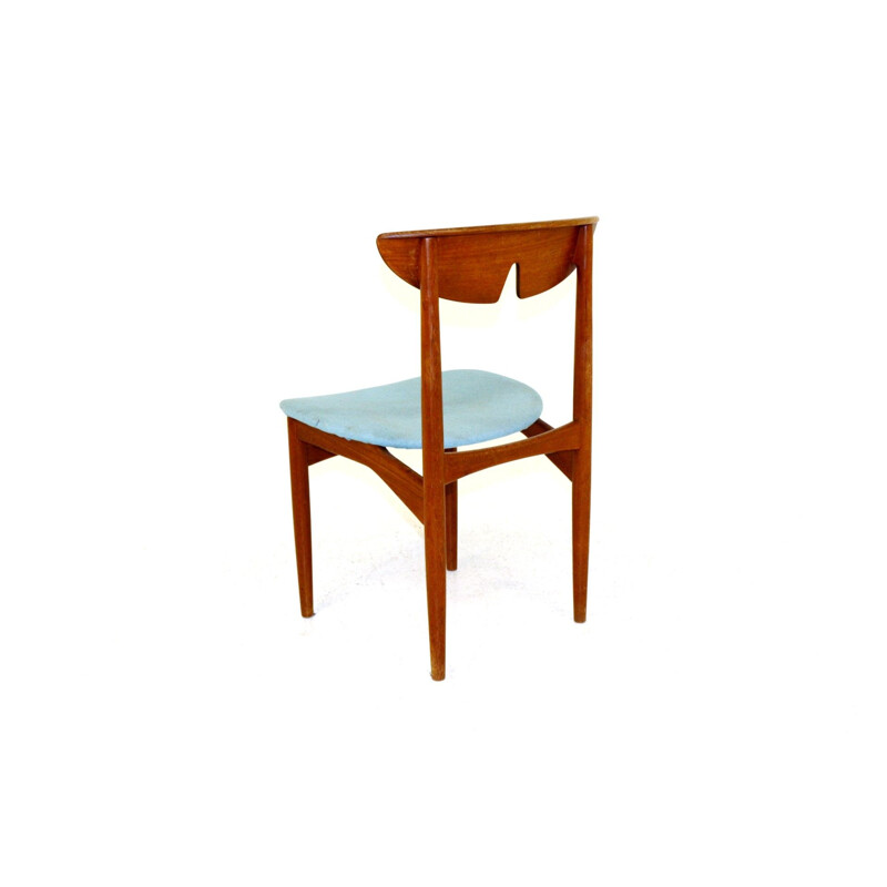 Set of 4 vintage teak chairs, Denmark, 1960