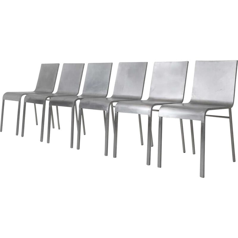 Lot de 6 chaises vintage CN II par Maarten Van Severen 1992