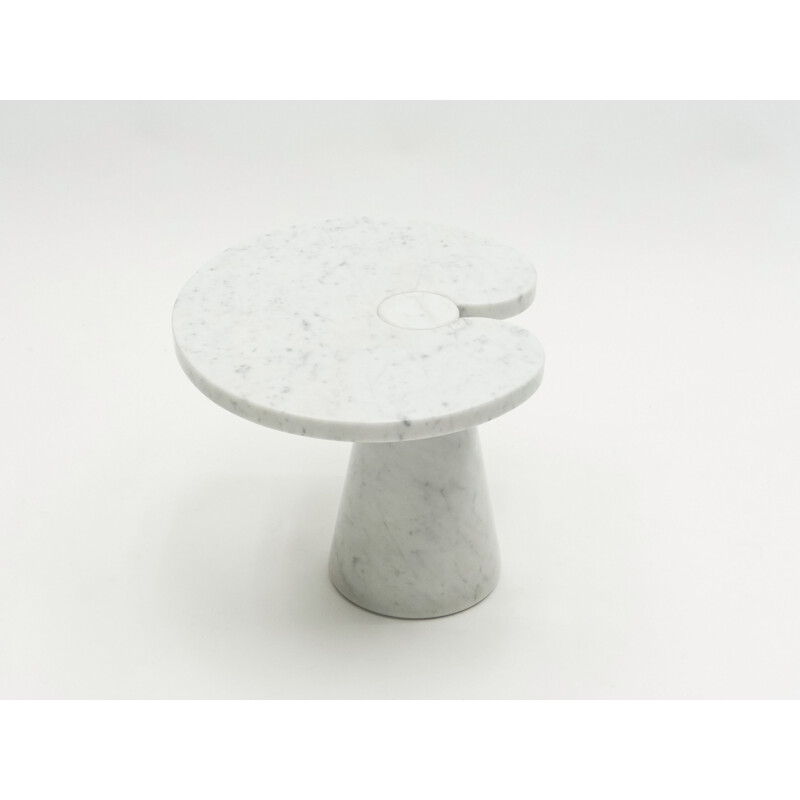 Vintage marble side table Angelo Mangiarotti for Skipper 1970