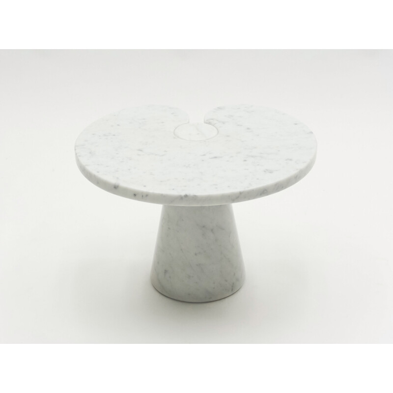 Vintage marble side table Angelo Mangiarotti for Skipper 1970