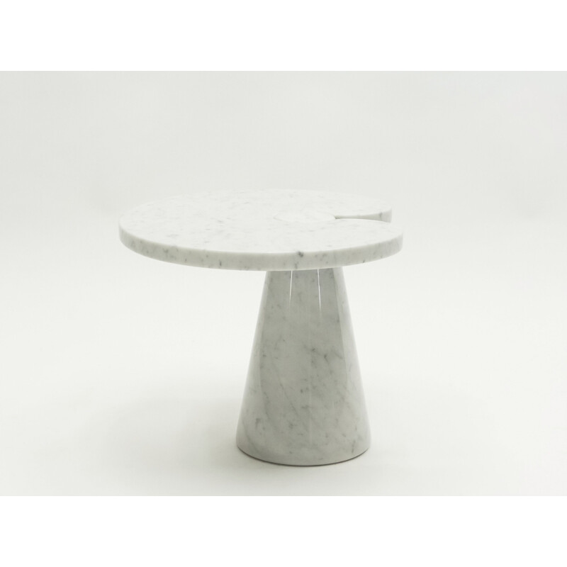 Vintage marble side table Angelo Mangiarotti for Skipper 1970