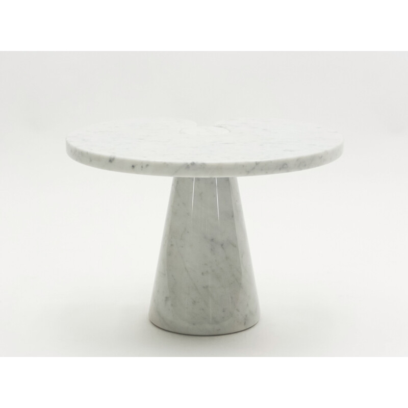 Vintage marble side table Angelo Mangiarotti for Skipper 1970