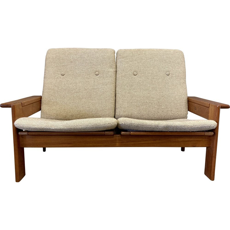 Vintage 2-seater Scandinavian sofa 1960