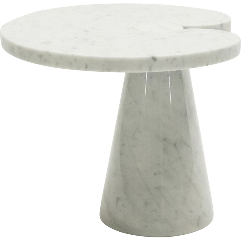 Vintage marble side table Angelo Mangiarotti for Skipper 1970