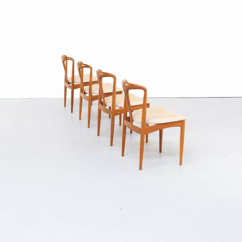 Set 4 vintage Johannes Andersen 'Juliane' Chair for Uldum 1960s