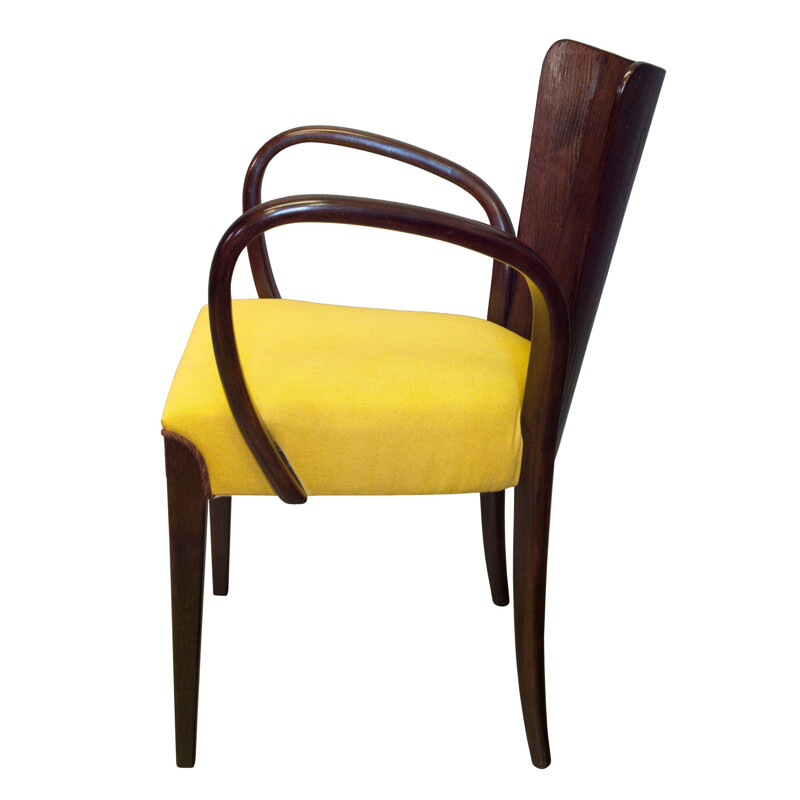 Vintage H-214 Dining Chair by Jindrich Halabala for UP Brno 1950