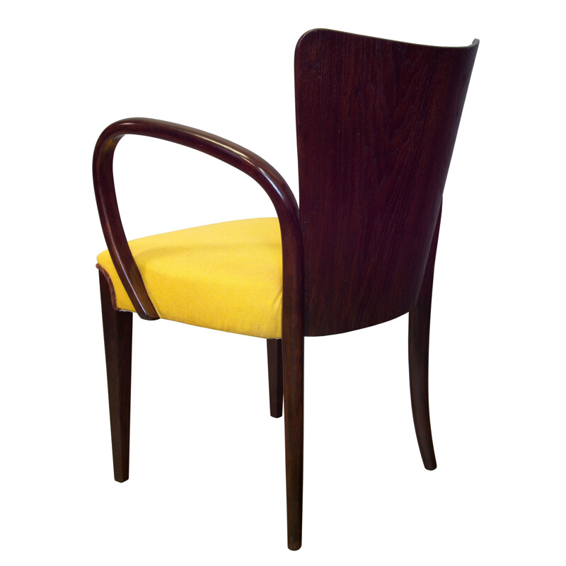 Vintage H-214 Dining Chair by Jindrich Halabala for UP Brno 1950