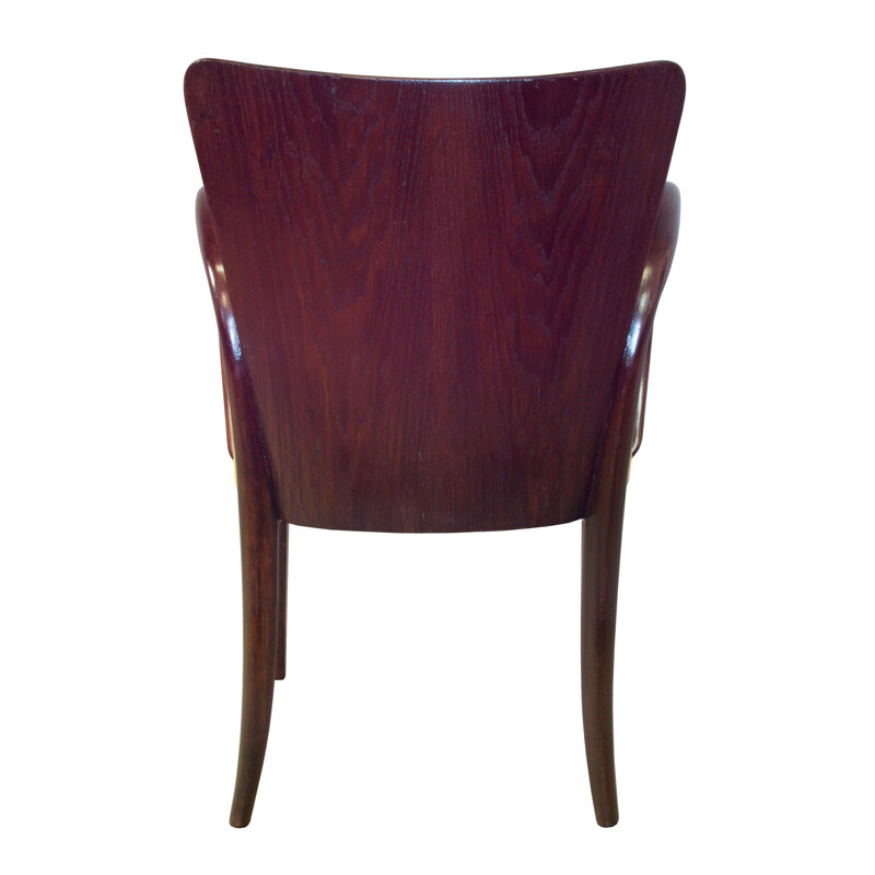 Vintage H-214 Dining Chair by Jindrich Halabala for UP Brno 1950