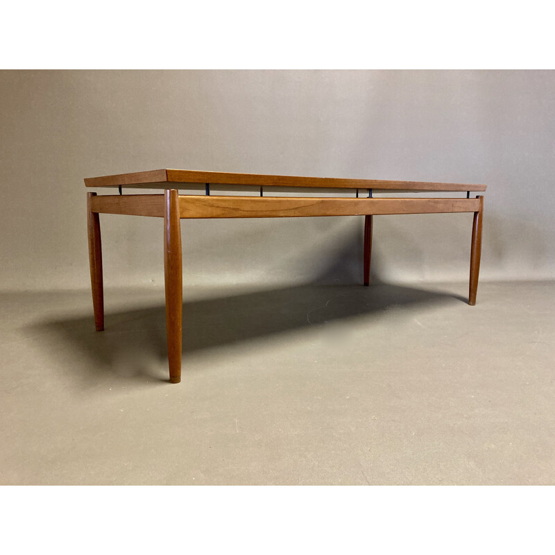 Vintage coffee table stamped Grete Jalk scandinavian 1950