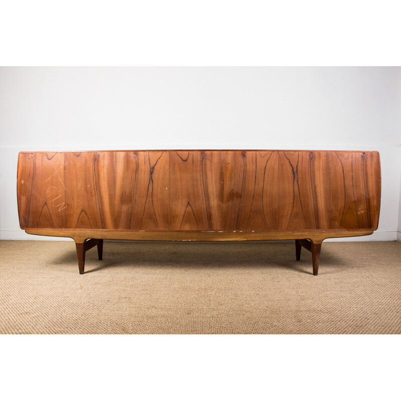 Vintage Teak threading by Johannes Andersen for Uldum Mobelfabrik Denmark