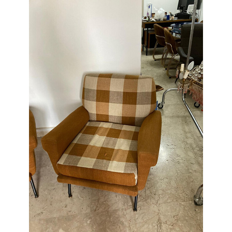 Paire de fauteuils vintage 1950