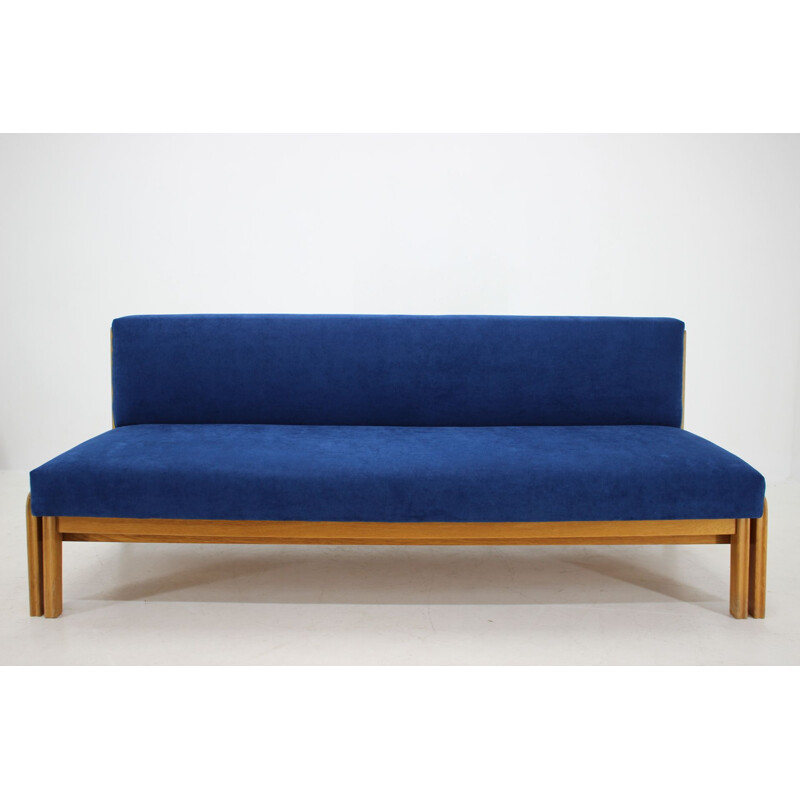 Vintage 3-seater sofa bed, Czechoslovakia 1960