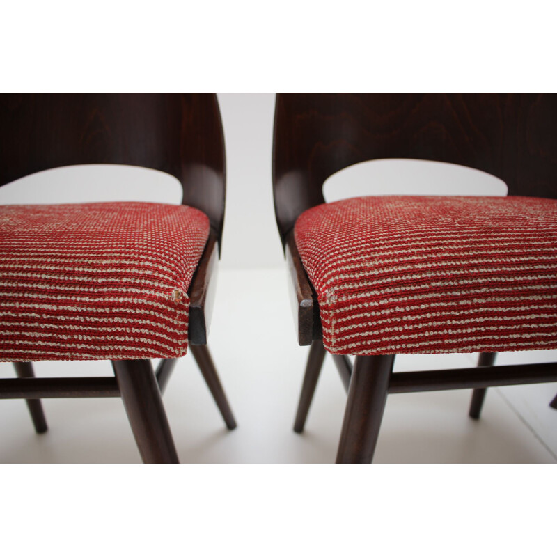 Set of 4 vintage chairs by Oswald Haerdtl, Czechoslovakia 1960