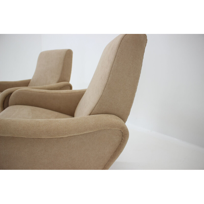Pair of vintage armchairs by Marco Zanuso, Italy 1951