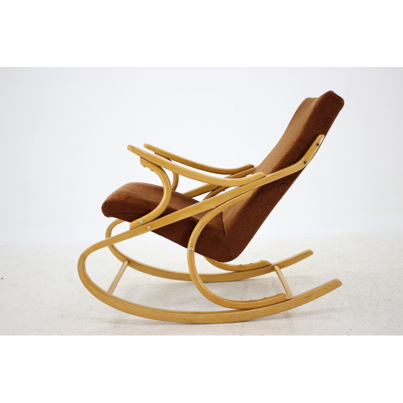 Vintage rocking chairs, Czechoslovakia 1958