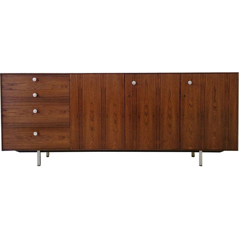 Vintage rosewood sideboard for Herman Miller, Georges Nelson's USA 1950