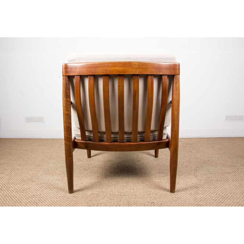 Pair of vintage teak armchairs by Ib Kofod Larsen, Dane 1960