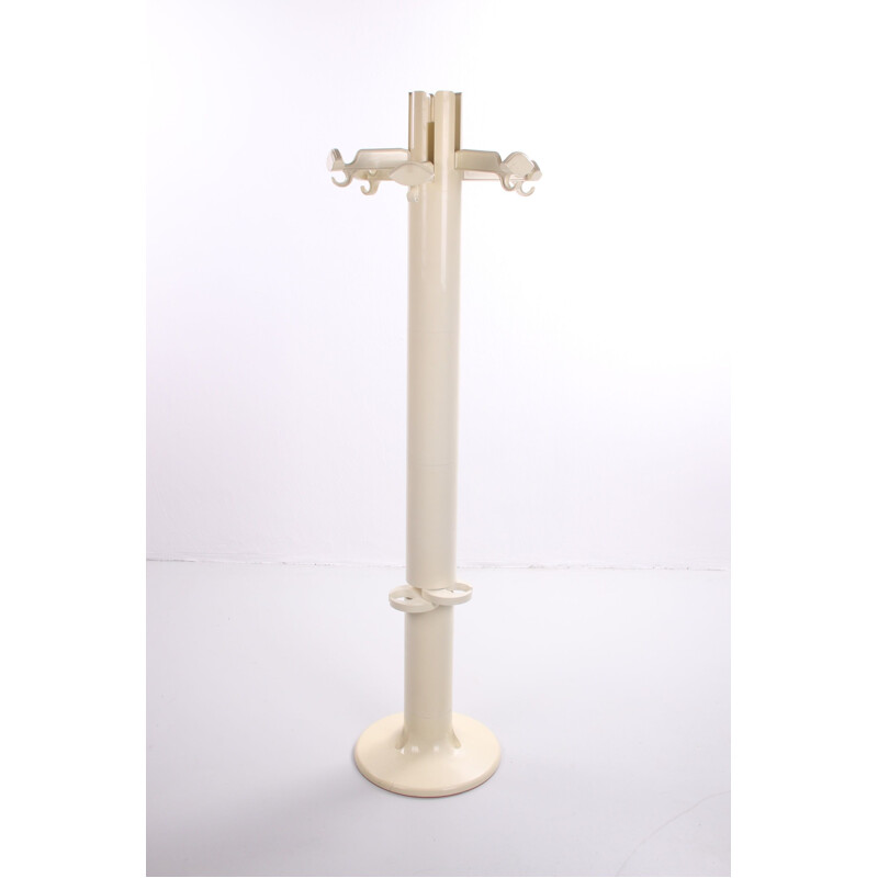 Vintage white "Planta" coat rack by Giancarlo Piretti for Anoyma Castelli, 1972