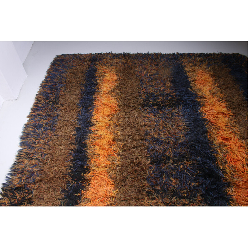 Grand tapis vintage à poils longs de l'Atelier 't Paapje, 1960