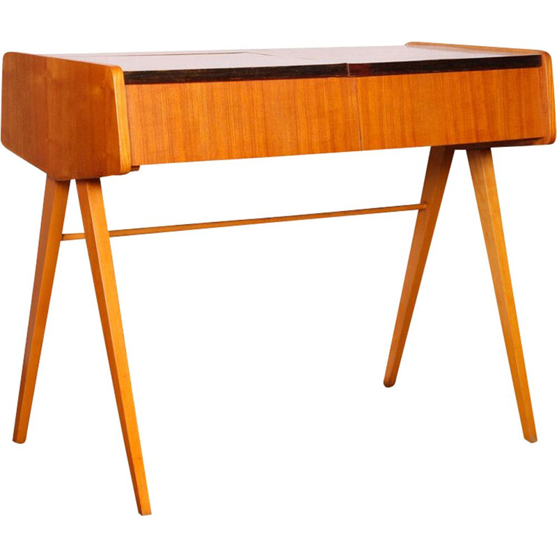 Vintage wooden dressing table attributed to Frantisek Jirak, 1970