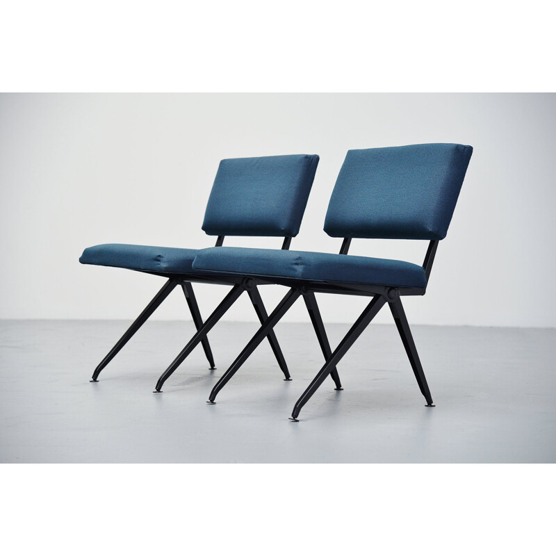 Paire de fauteuils industriels Vintage Marko Holland 1960