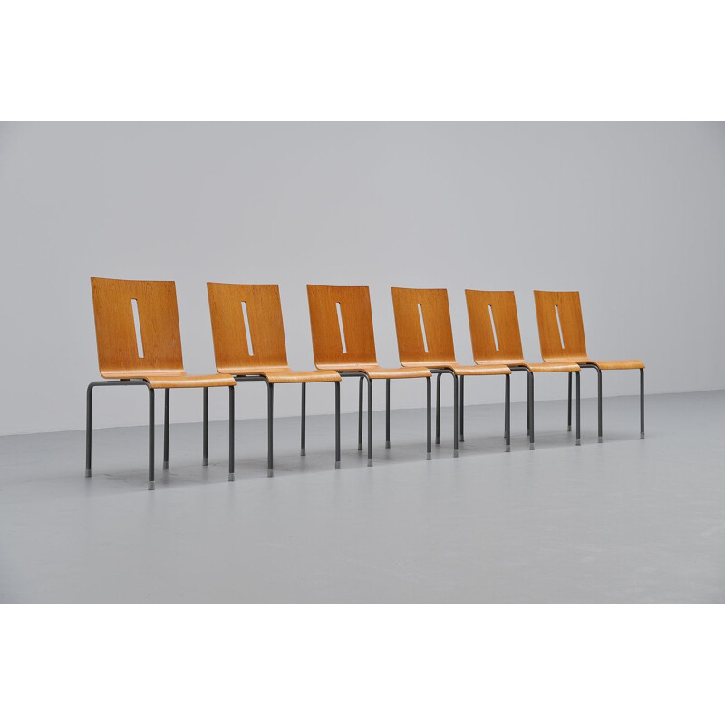 6 Chaises vintage Holland Richard Hutten Hopper 1998