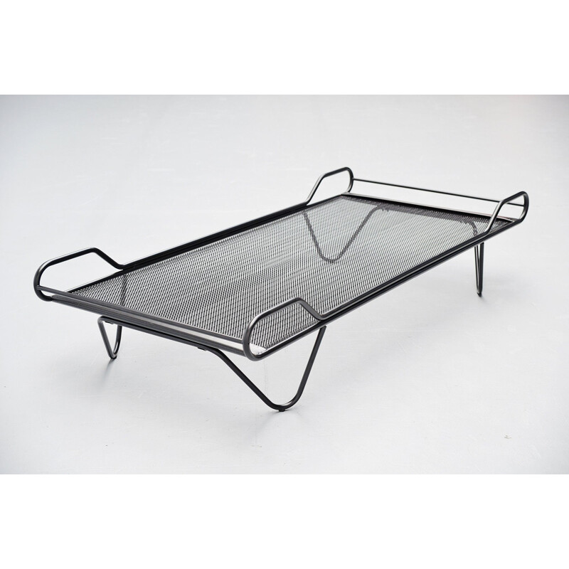 Vintage Sculptural daybed Jacques Hitier France 1950