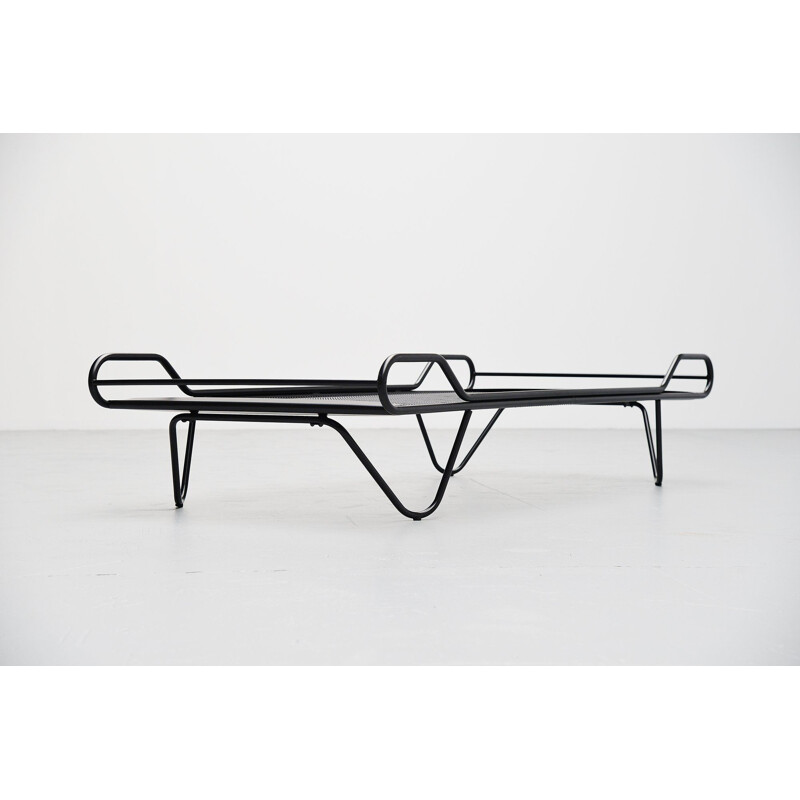 Vintage Sculptural daybed Jacques Hitier France 1950