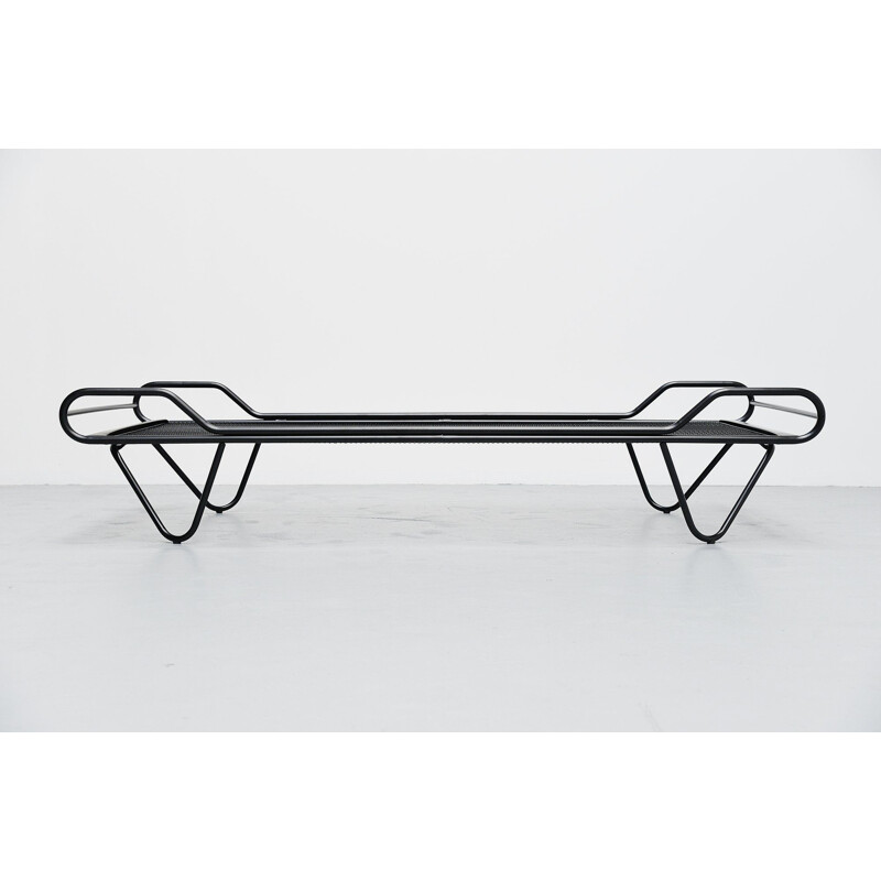 Vintage Sculptural daybed Jacques Hitier France 1950